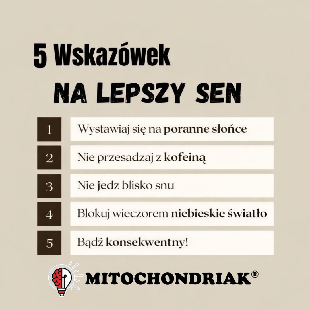 EasyLight Mitochondriak terapia červeným svetlom 5 Tipov pre lepší spánok